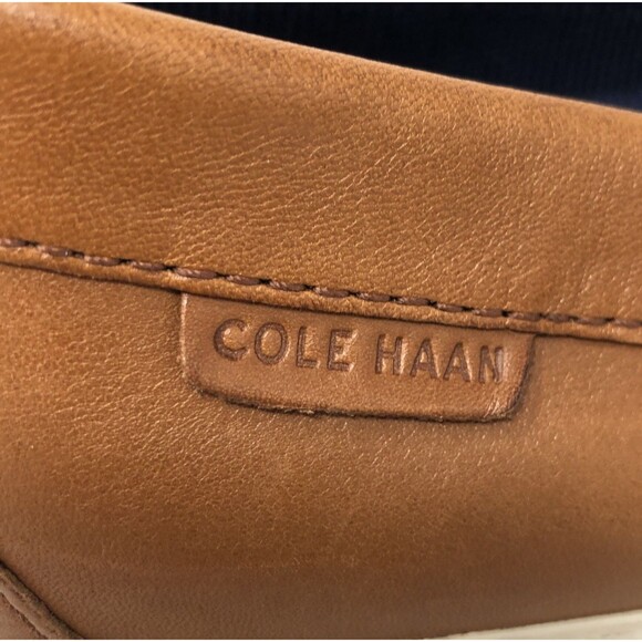 Cole Haan 1928 Nantucket Penny Loafers Mens Size 10 British Tan Grand OS Cushion - Picture 11 of 16
